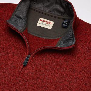 Wrangler Authentics Men's‎ Long Sleeve Fleece Quarter-Zip